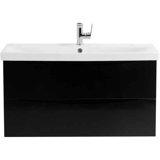 База под раковину подвесная BELBAGNO с двумя выкатными ящиками 996x390x500 MARINO-CER-MINI-1000-2C-SO-NL-P