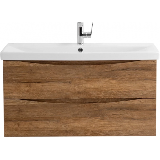 База под раковину подвесная BELBAGNO с двумя выкатными ящиками 996x390x500 MARINO-CER-MINI-1000-2C-SO-RR-P