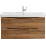 База под раковину подвесная BELBAGNO с двумя выкатными ящиками 996x390x500 MARINO-CER-MINI-1000-2C-SO-RR-P