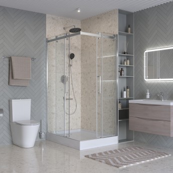 Душевой уголок BELBAGNO MARINO-2-AH-2-120/90-C-CR