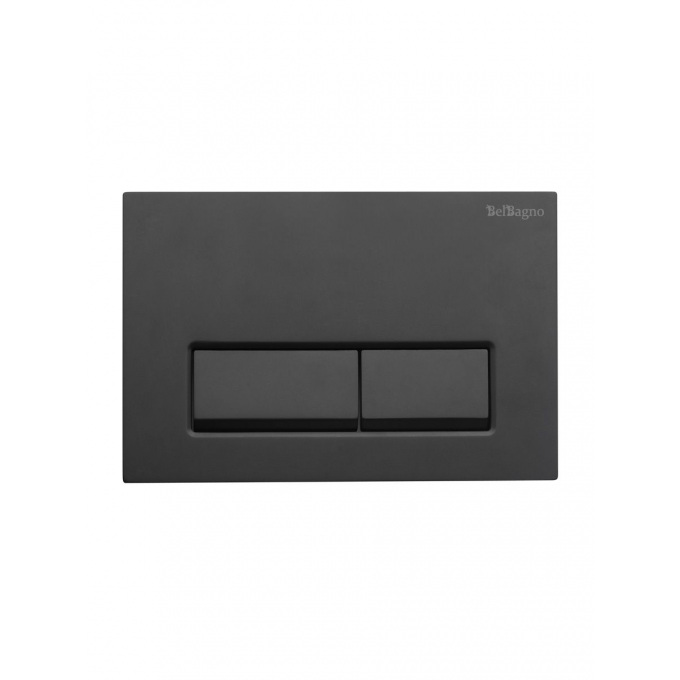 Кнопка смыва BELBAGNO черный матовый BB-15R-NERO.M