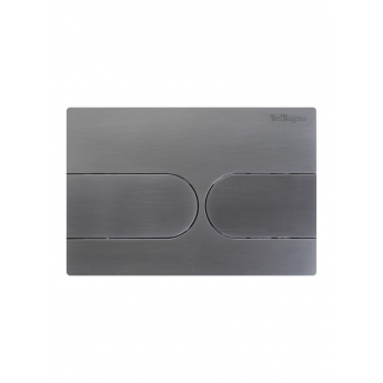 Кнопка смыва BELBAGNO BB-11-GM оружейная сталь