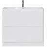 Тумба Bianco Lucido 89,6 см BELBAGNO ACQUA ACQUA-900-2C-PIA-BL