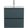 Тумба под раковину BELBAGNO подвесная голубой матовый UNO-MINI-500-2C-SO-AO