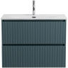Тумба под раковину BELBAGNO подвесная голубой матовый UNO-MINI-800-2C-SO-AO